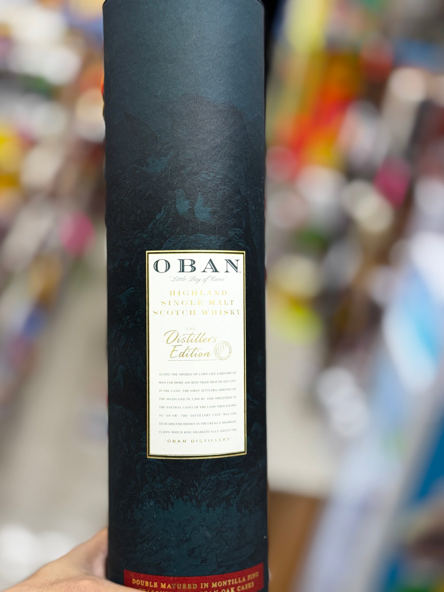 Oban Single Malt The Distillers Edition Double Matured in Montilla Fino Seasoned American Oak Casks, 750 ML