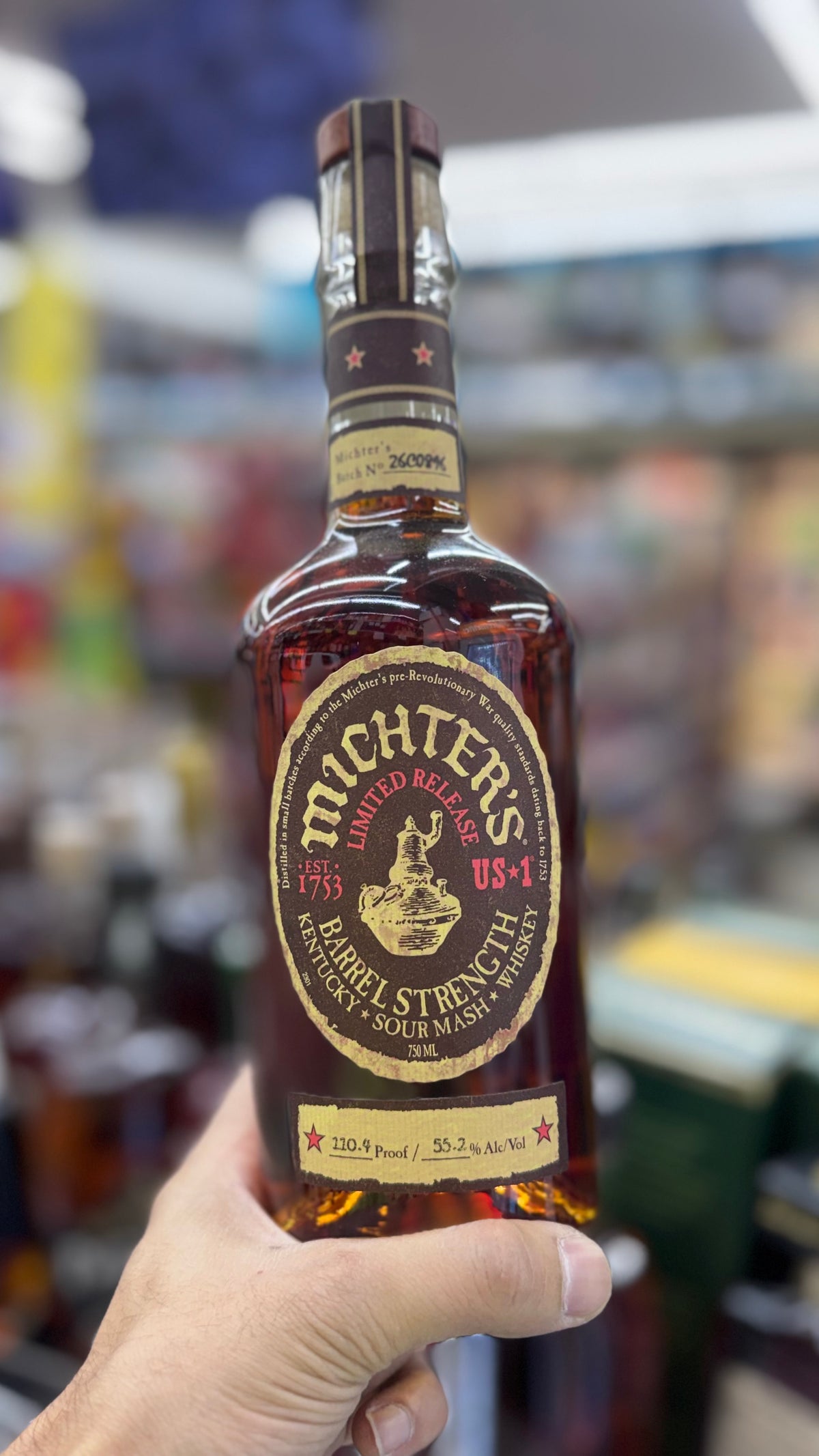 Michter's US*1 Limited Release Barrel Strength Kentucky Sour Mash Whiskey 750ml