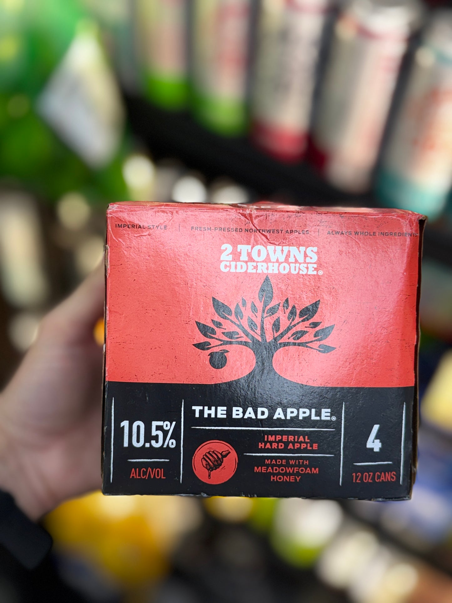 2 Towns Ciderhouse The Bad Apple Imperial Hard Apple Cider - 4 Pack Cans