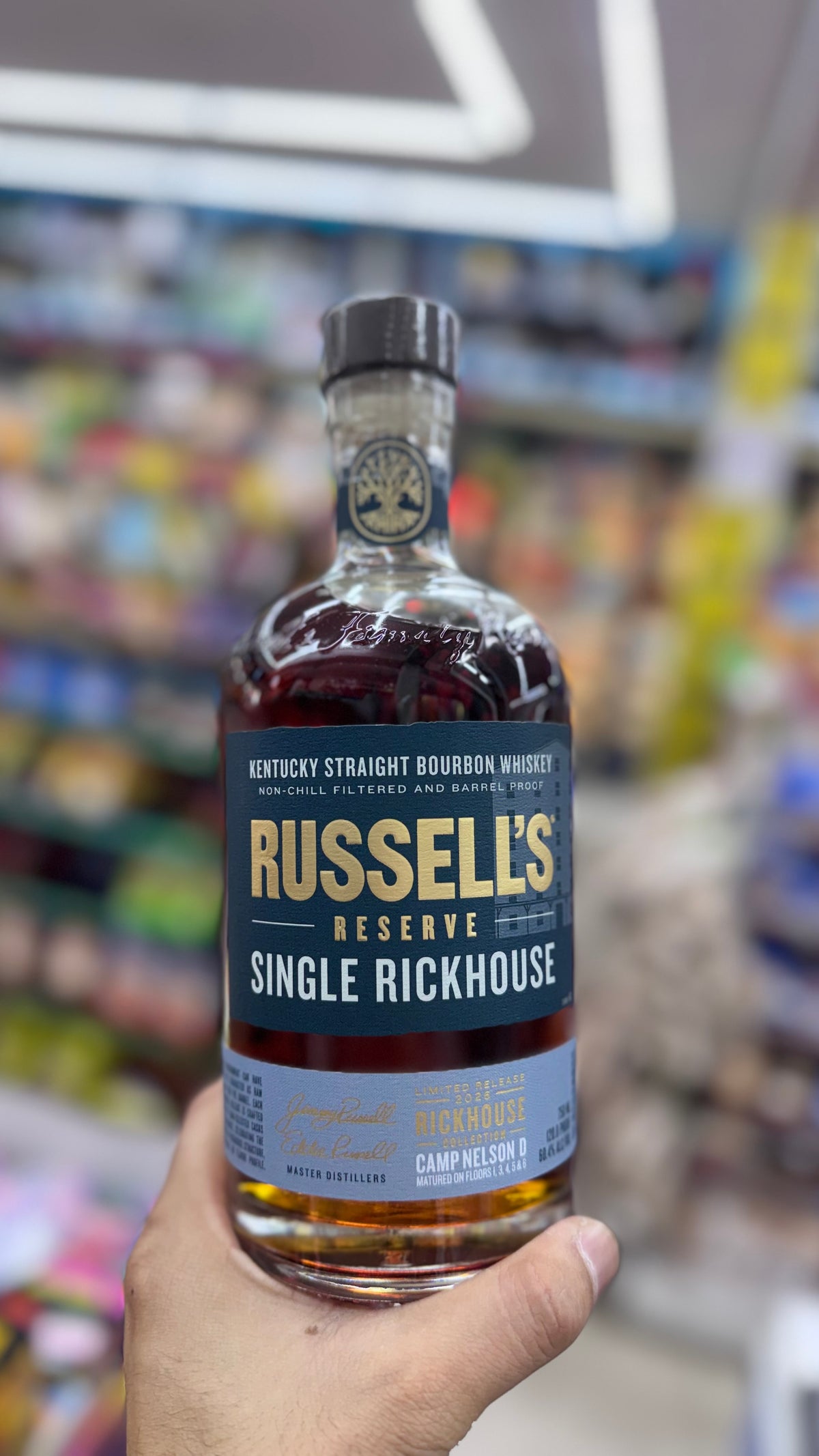 Russell's Reserve Single Rickhouse Camp Nelson D Kentucky Straight Bourbon (2026 Limited Release) 750ml