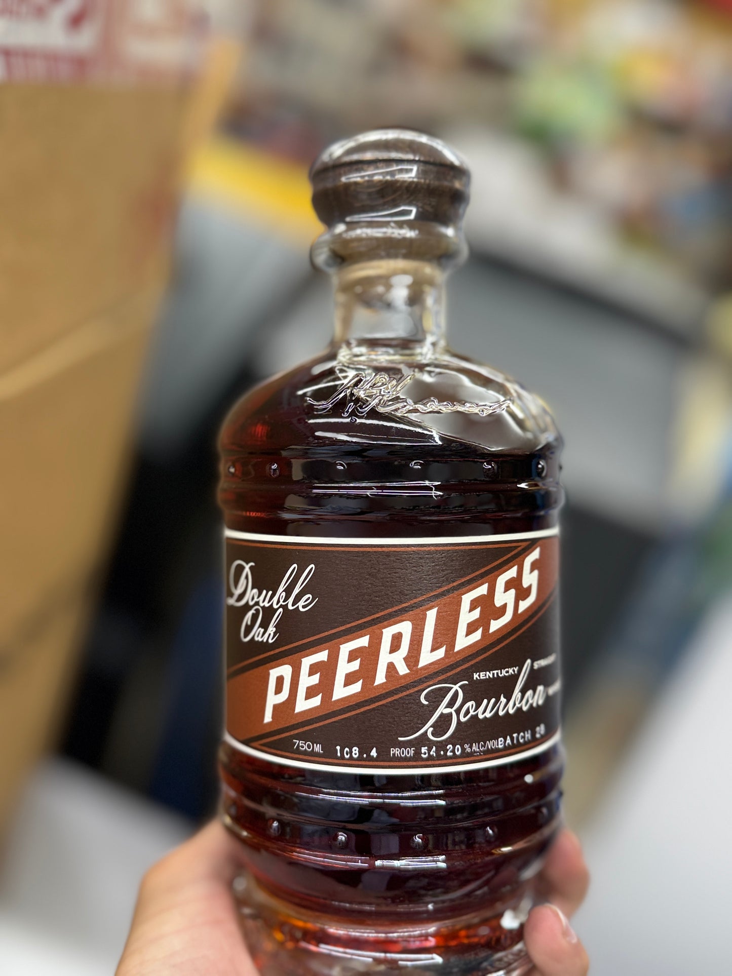 Kentucky Peerless Double Oak Barrel Proof Kentucky Straight Bourbon Whiskey (750ml)