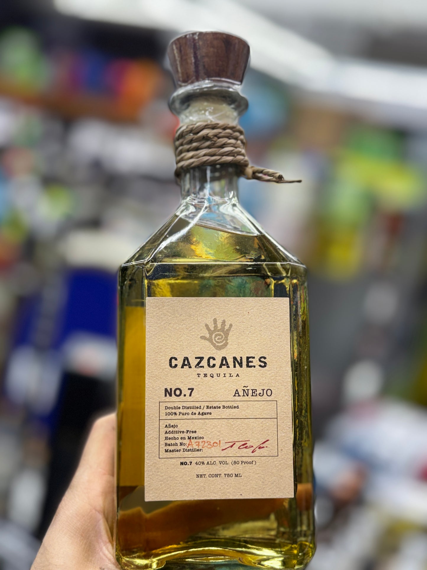 Cazcanes Tequila No. 7 Añejo 750mL