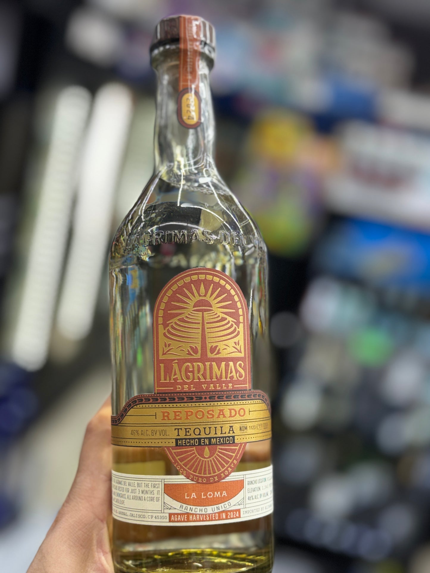 Lágrimas del Valle Reposado Tequila 750mL