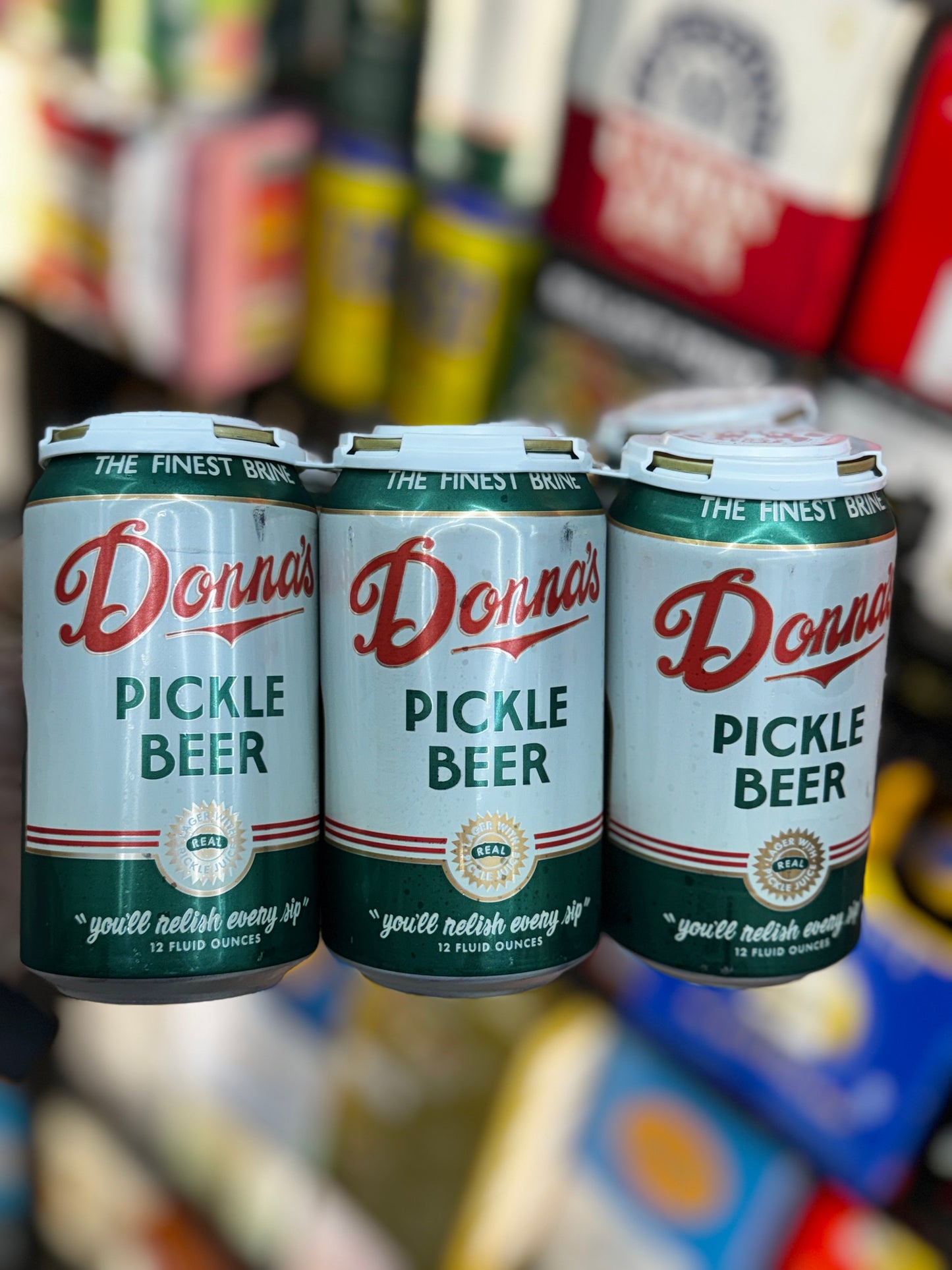 Donna's Pickle Beer 6 pack