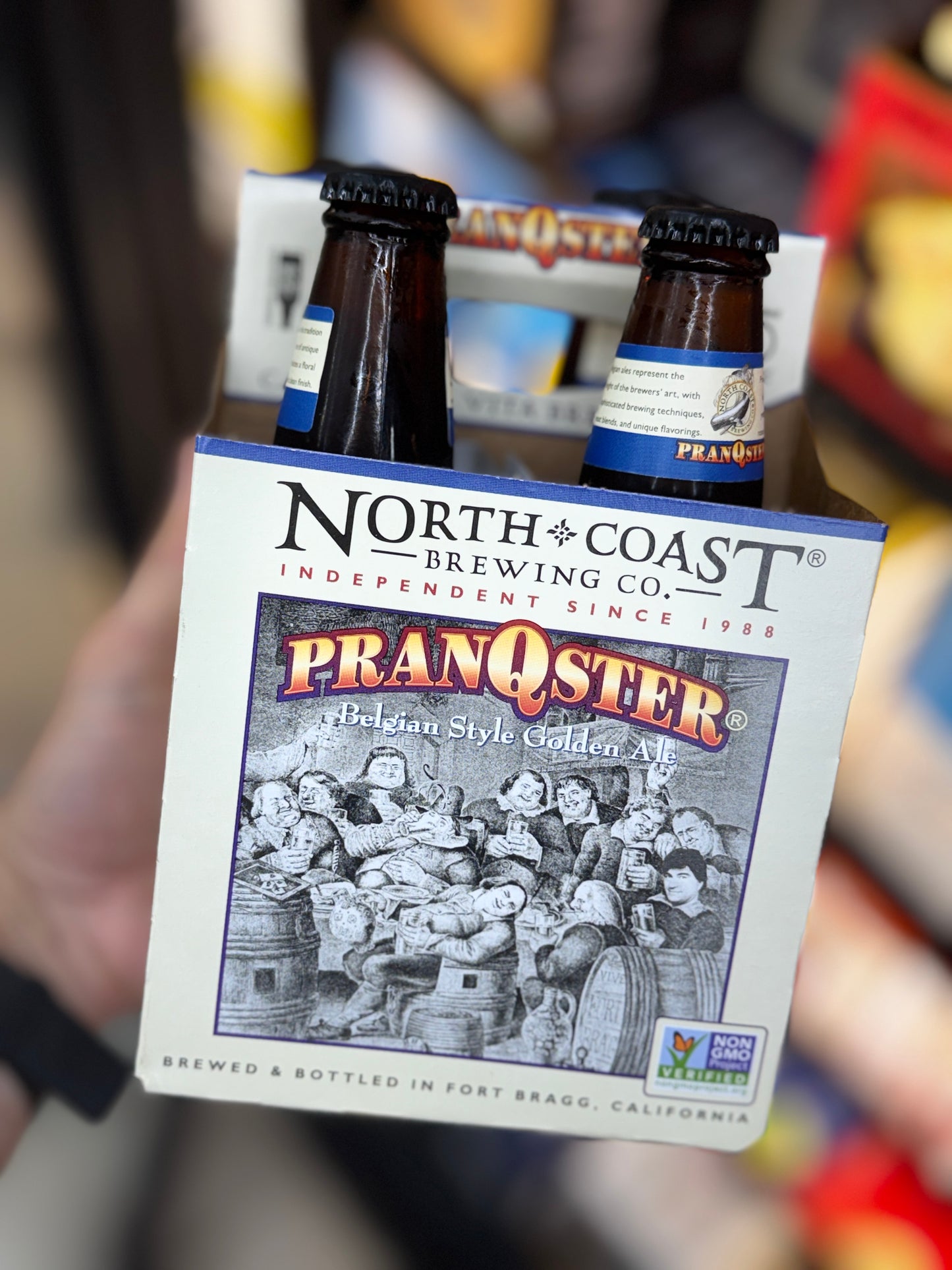 North Coast PranQster Belgian Style Golden Ale - 4 Pack Bottles