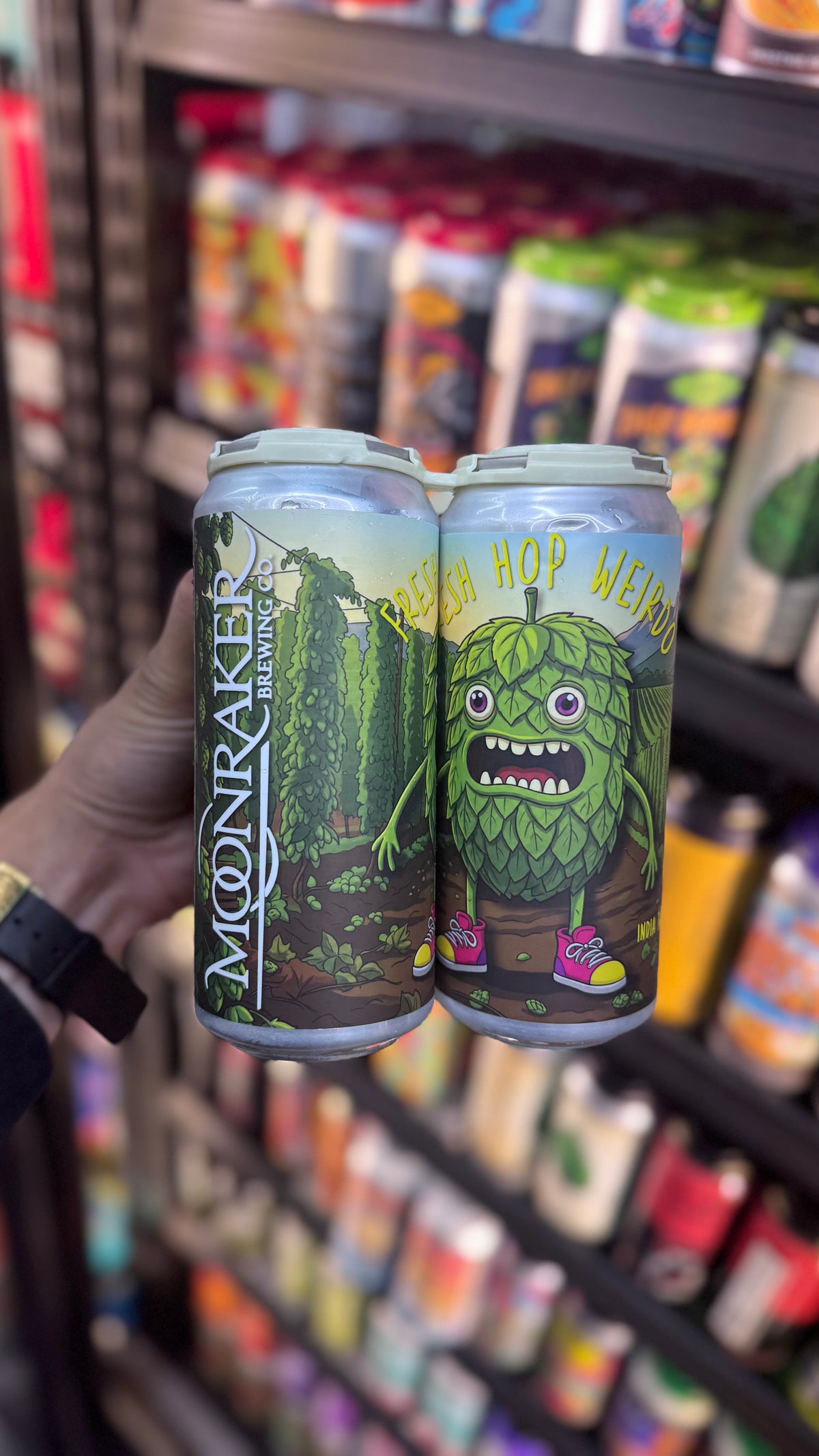 Moonraker Fresh Hop Weirdo IPA 16oz Cans (4-Pack)
