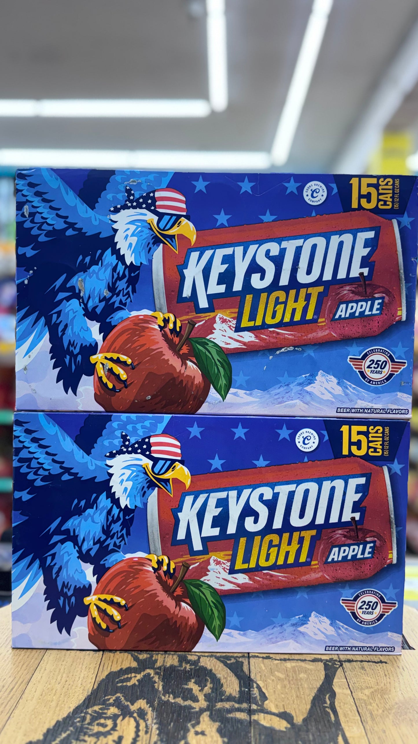 Keystone Light Apple 12oz Cans (15-Pack)