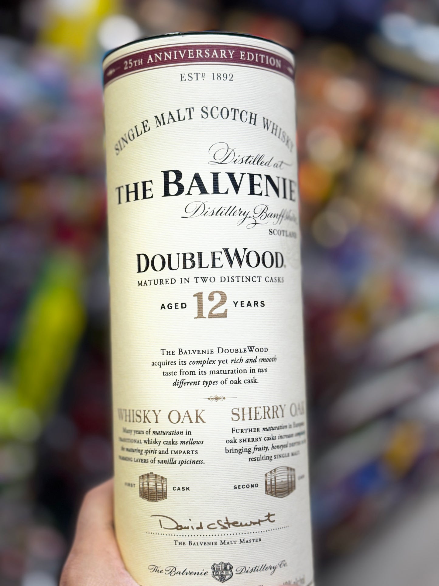 Balvenie 12 Year Old "Doublewood" Speyside Single Malt Scotch Whisky (750ml)