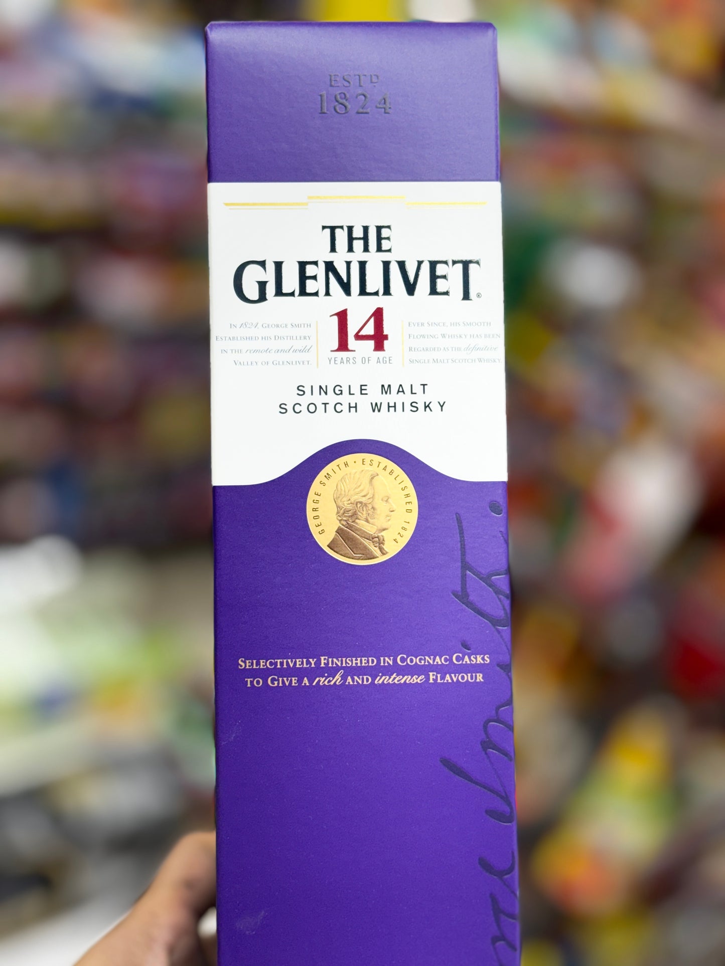 The Glenlivet 14yr Single Malt Scotch Whisky - 750ml Bottle