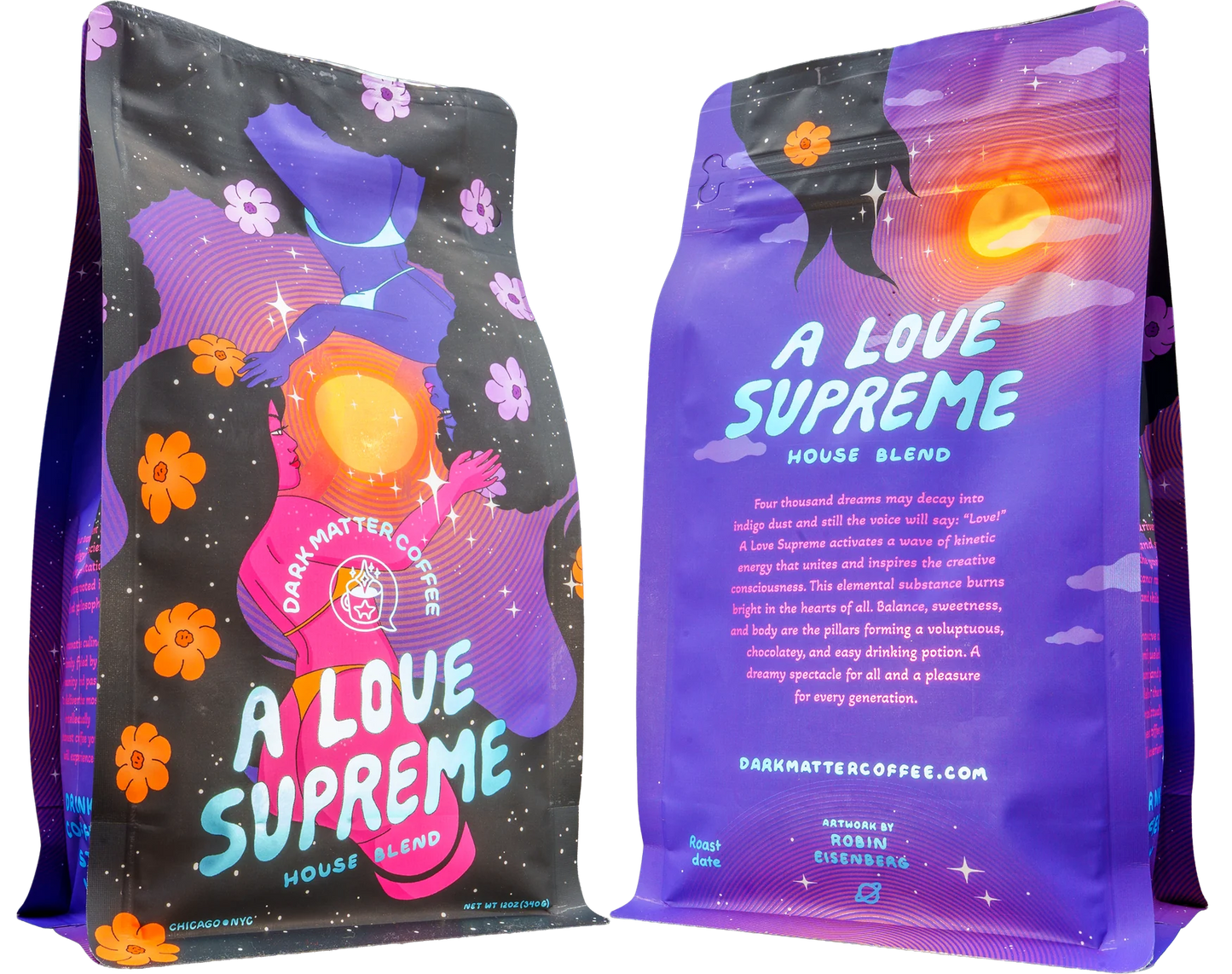 A LOVE SUPREME COFFEE Beans 12oz bag