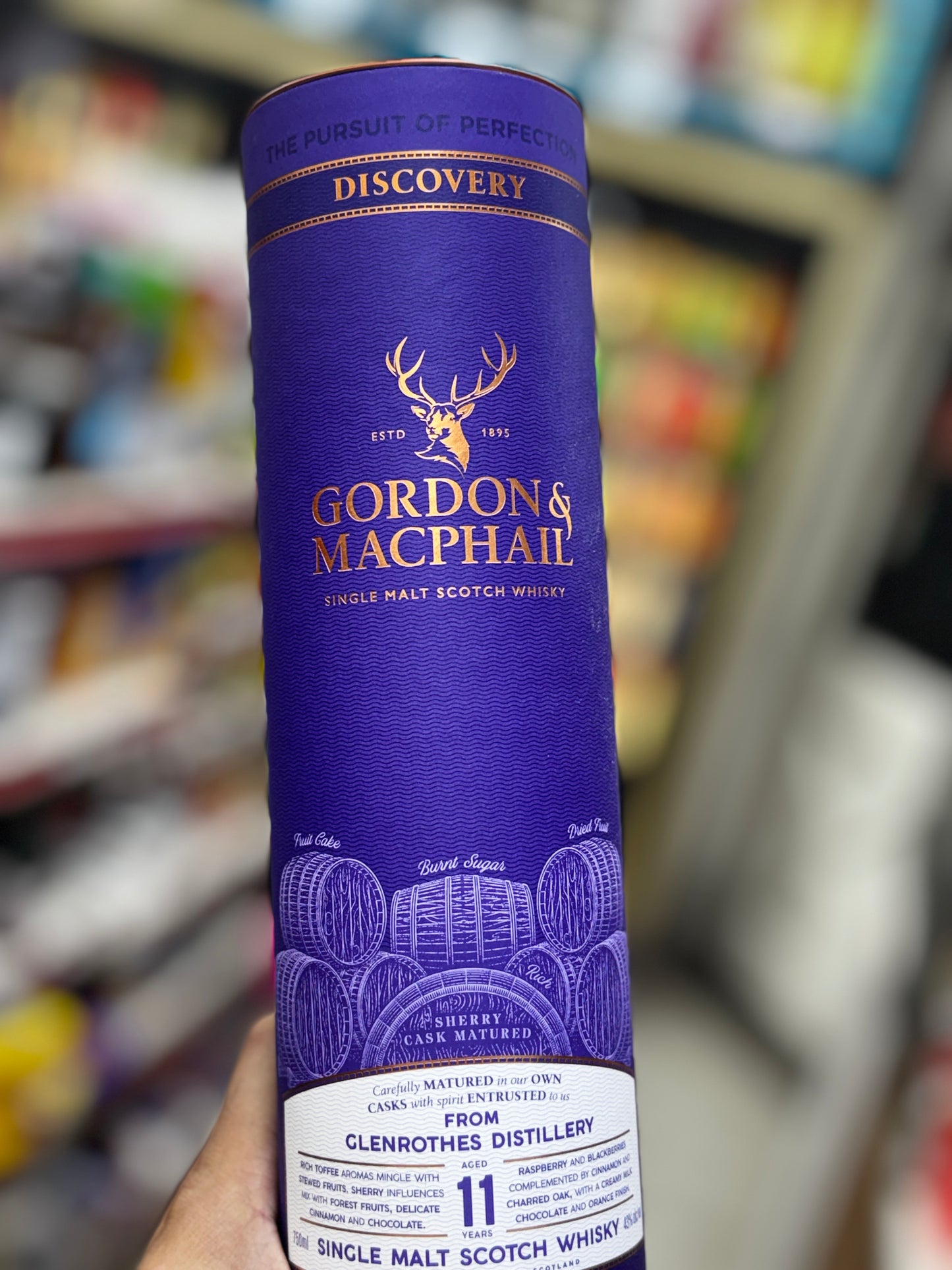 Glenrothes 11 Year Old Sherry Cask Discovery Series Speyside Single Malt Scotch Whisky Gordon & MacPhail 70cl / 43%