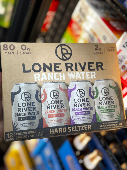 Lone River Ranch Water Hard Seltzer Variety Pack - 12 Cans