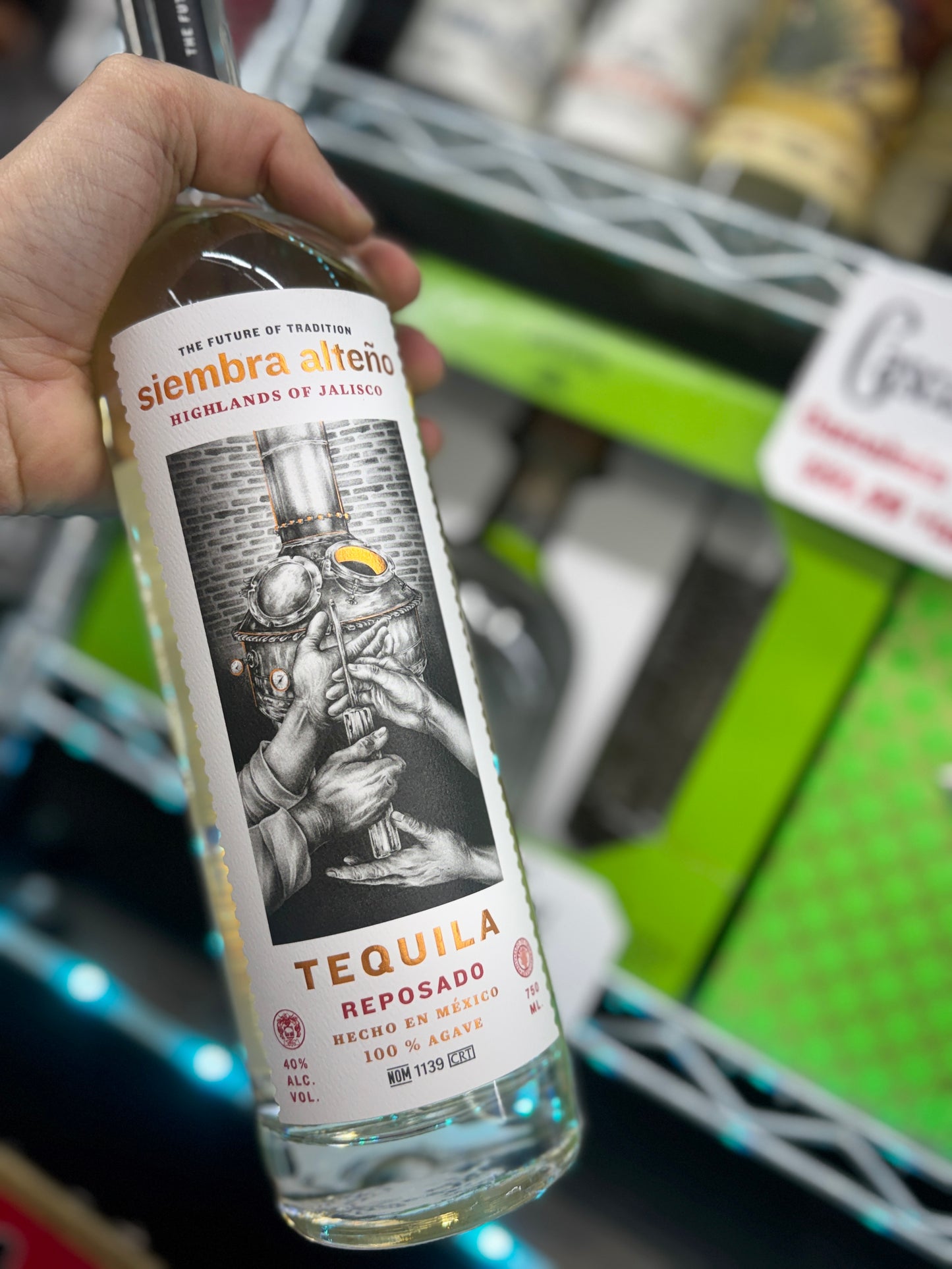 Siembra Alteno Reposado Tequila