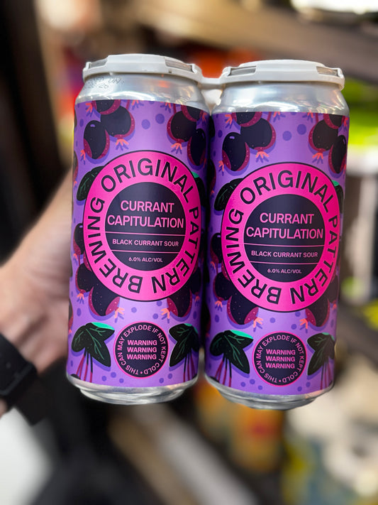 Original Pattern Currant Capitulation Black Currant Sour - 4 Pack Cans