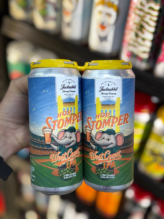 Jackrabbit Hop Stomper West Coast IPA - 4 Pack Cans