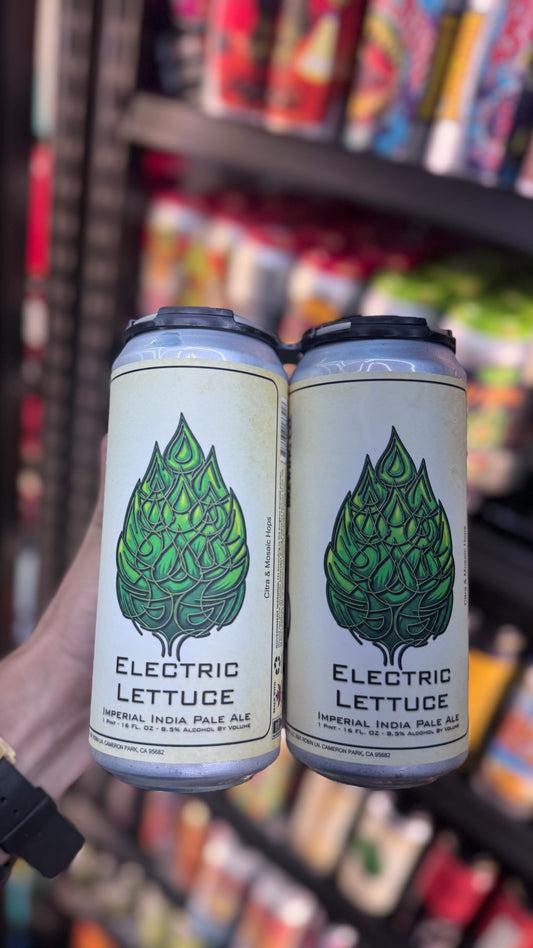 Moonraker Electric Lettuce Hazy Imperial IPA 16oz Cans (4-Pack)