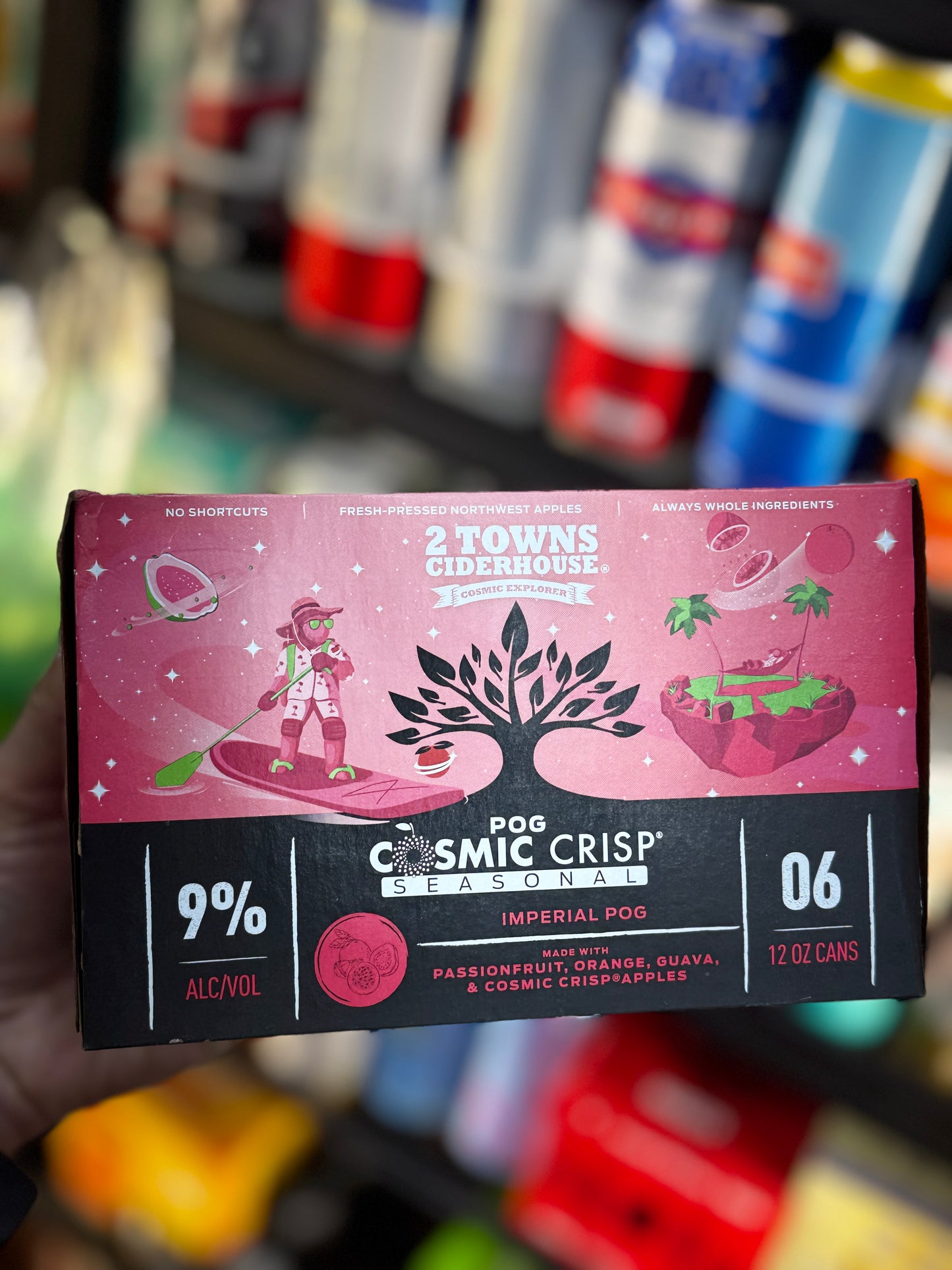 2 Towns Ciderhouse POG Cosmic Crisp Imperial Cider - 6 Pack Cans