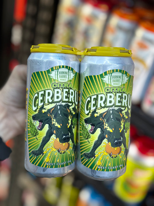 Burning Barrel Brewing Citra Cerberus West Coast IPA - 4-Pack, 16oz Cans