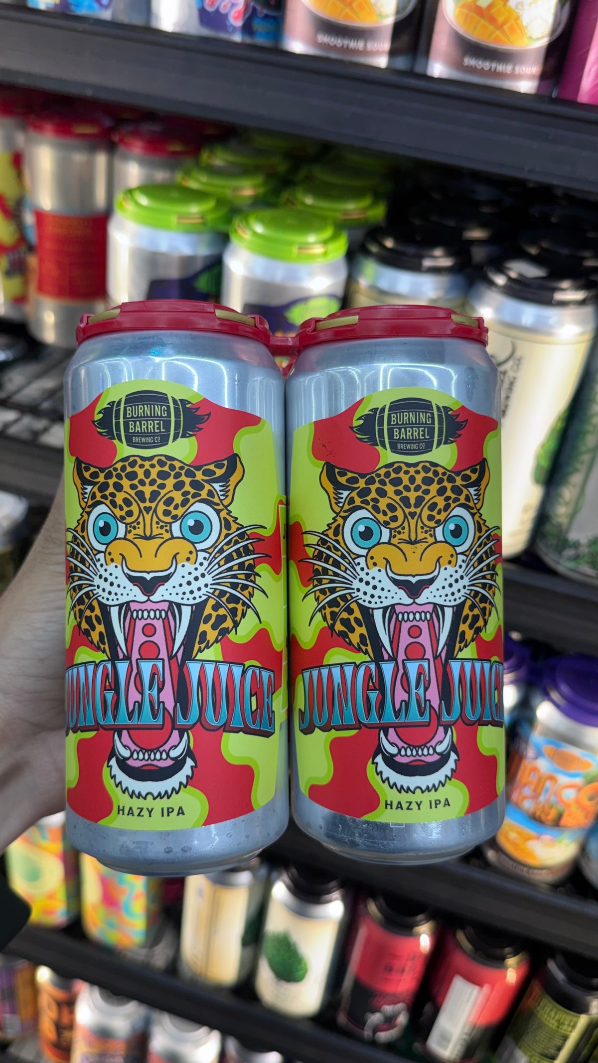 Burning Barrel Jungle Juice Hazy IPA 16oz Cans (4-Pack)