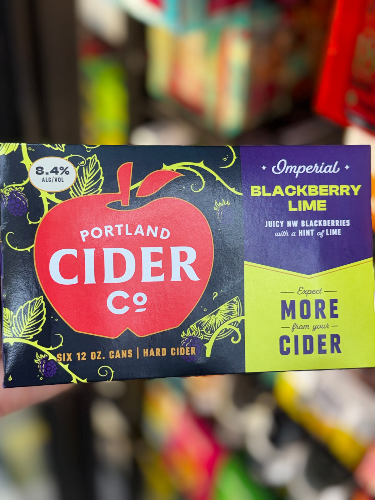 Portland Cider Co. Imperial Blackberry Lime Hard Cider 6-Pack | 8.4% ABV