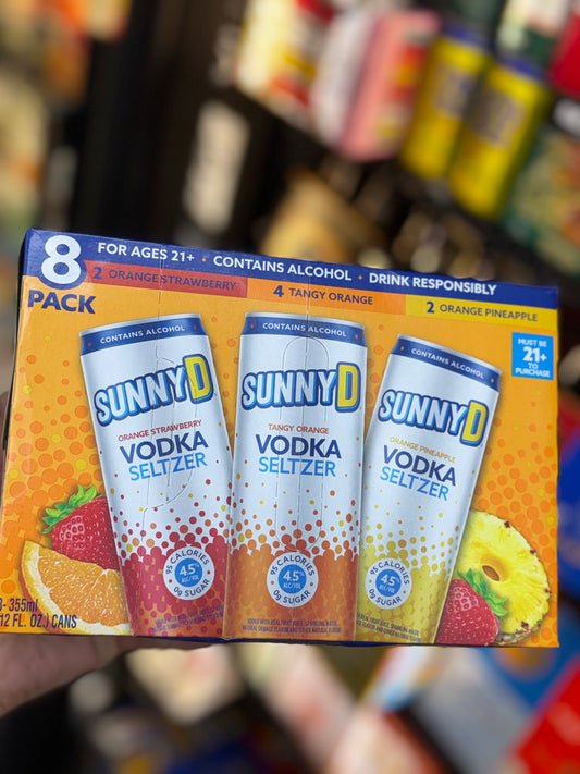 SunnyD Vodka Seltzer Variety Pack (8pk)
