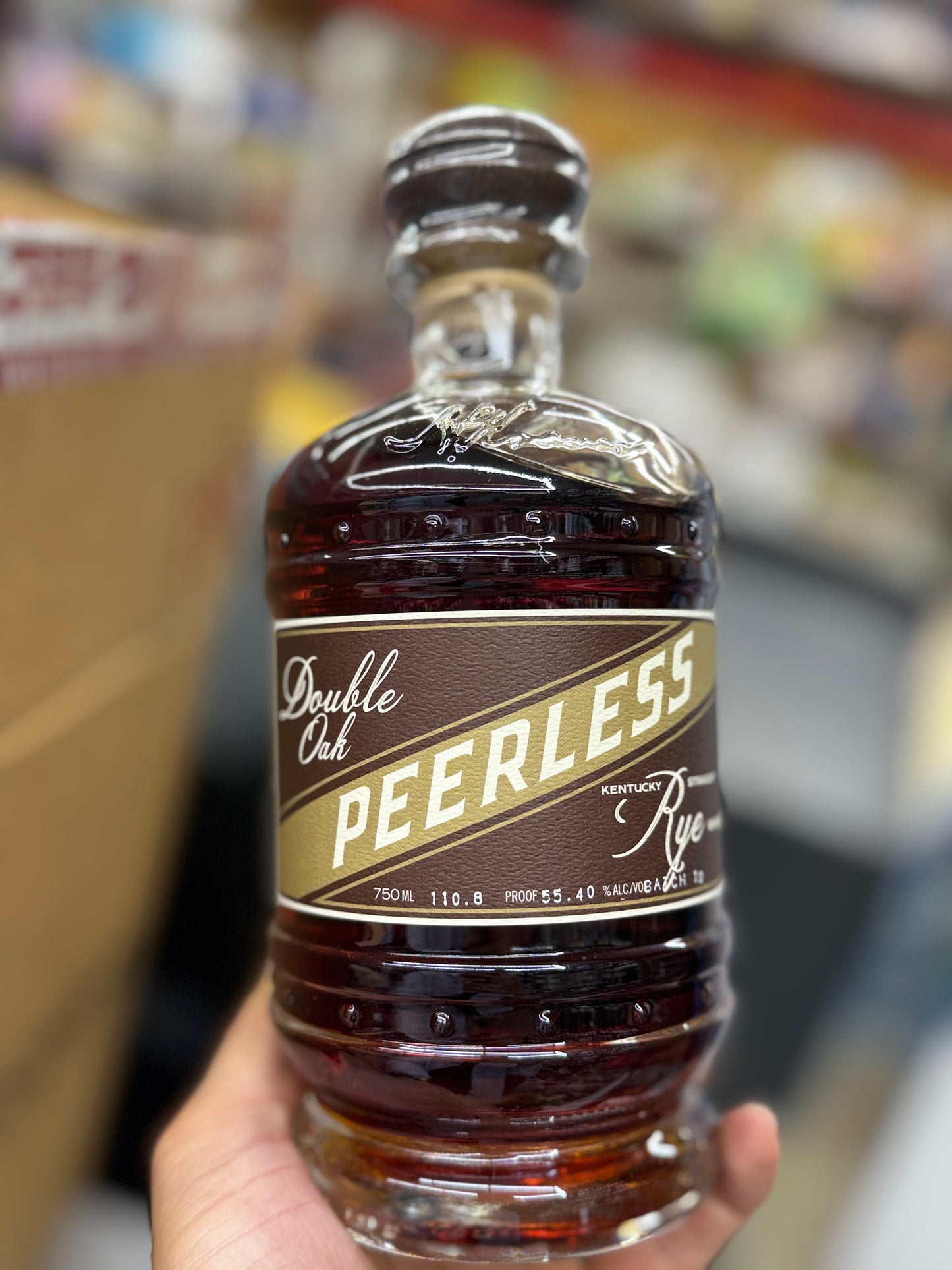 PEERLESS DOUBLE OAK RYE WHISKEY