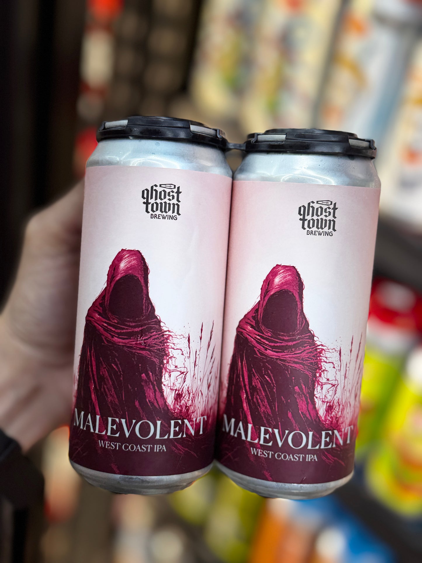 Ghost Town Brewing Malevolent West Coast IPA - 4-Pack, 16oz Cans