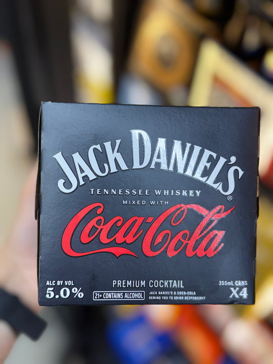Jack Daniel's & Coca-Cola Premium Cocktail 8-Pack