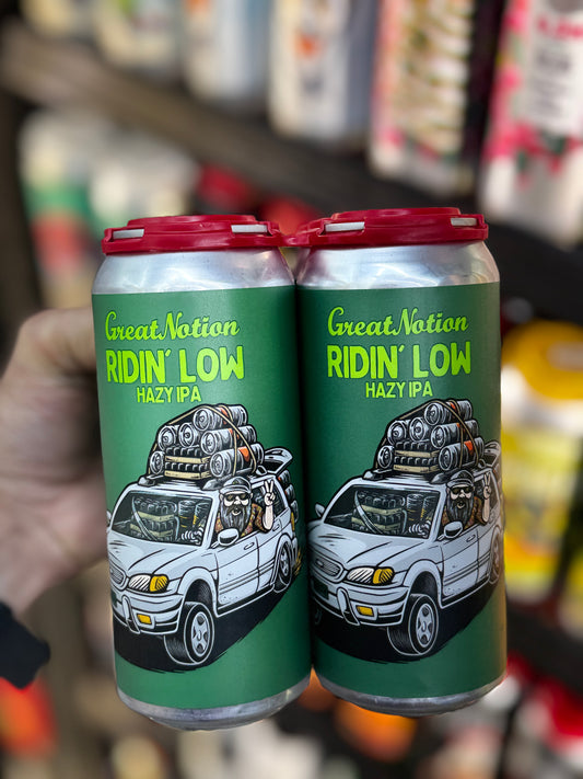 Great Notion Ridin' Low Hazy IPA - 4 Pack Cans