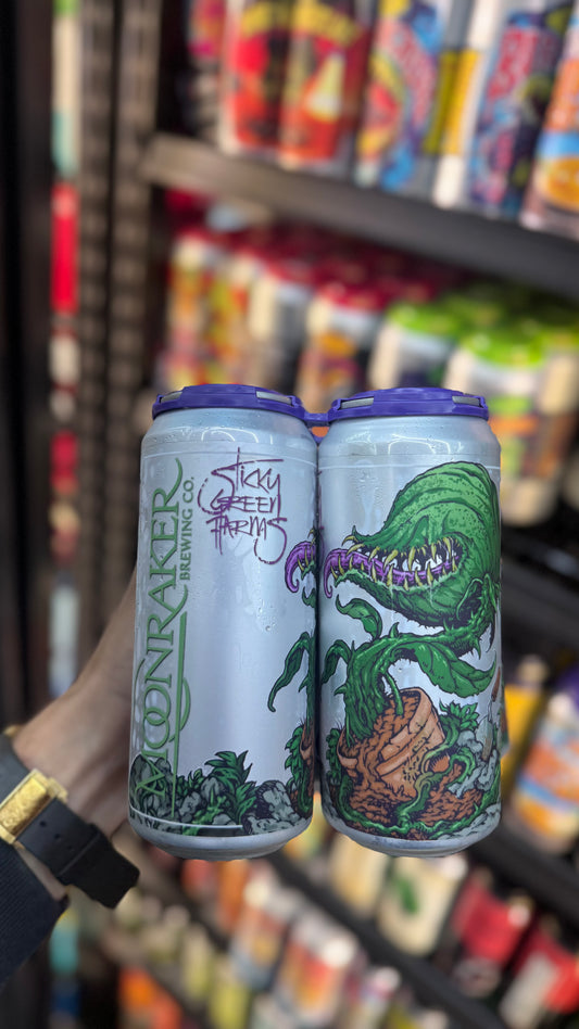 Moonraker Sticky Green Farms West Coast Double IPA 16oz Cans (4-Pack)