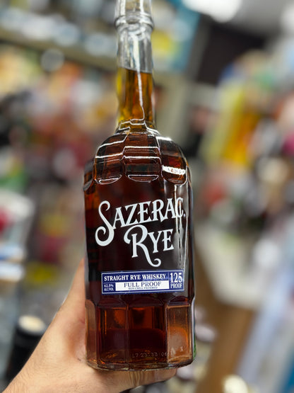 Sazerac straight rye whiskey full proof (125proof)
