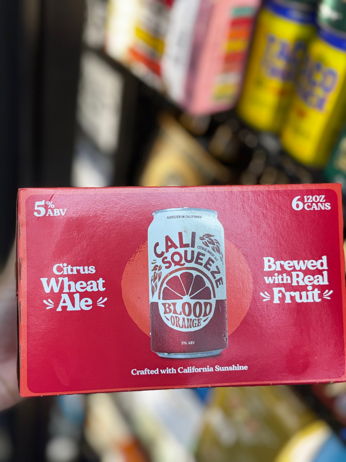 Cali Squeeze Blood Orange Citrus Wheat Ale 6-Pack