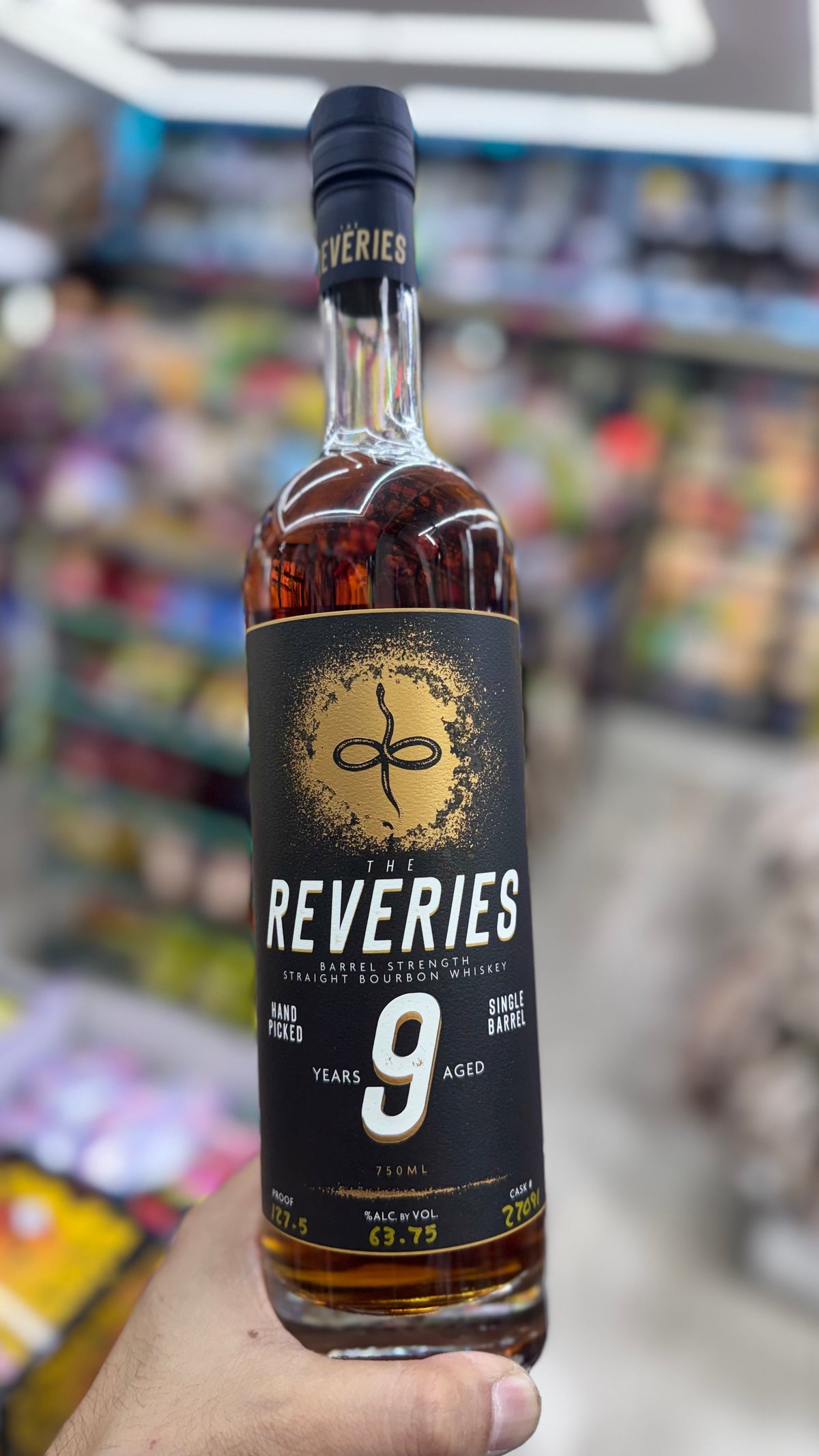 The Reveries 'Lancero' 9 Year Single Barrel Barrel Strength Straight Bourbon (Cask #27091) 750ml.