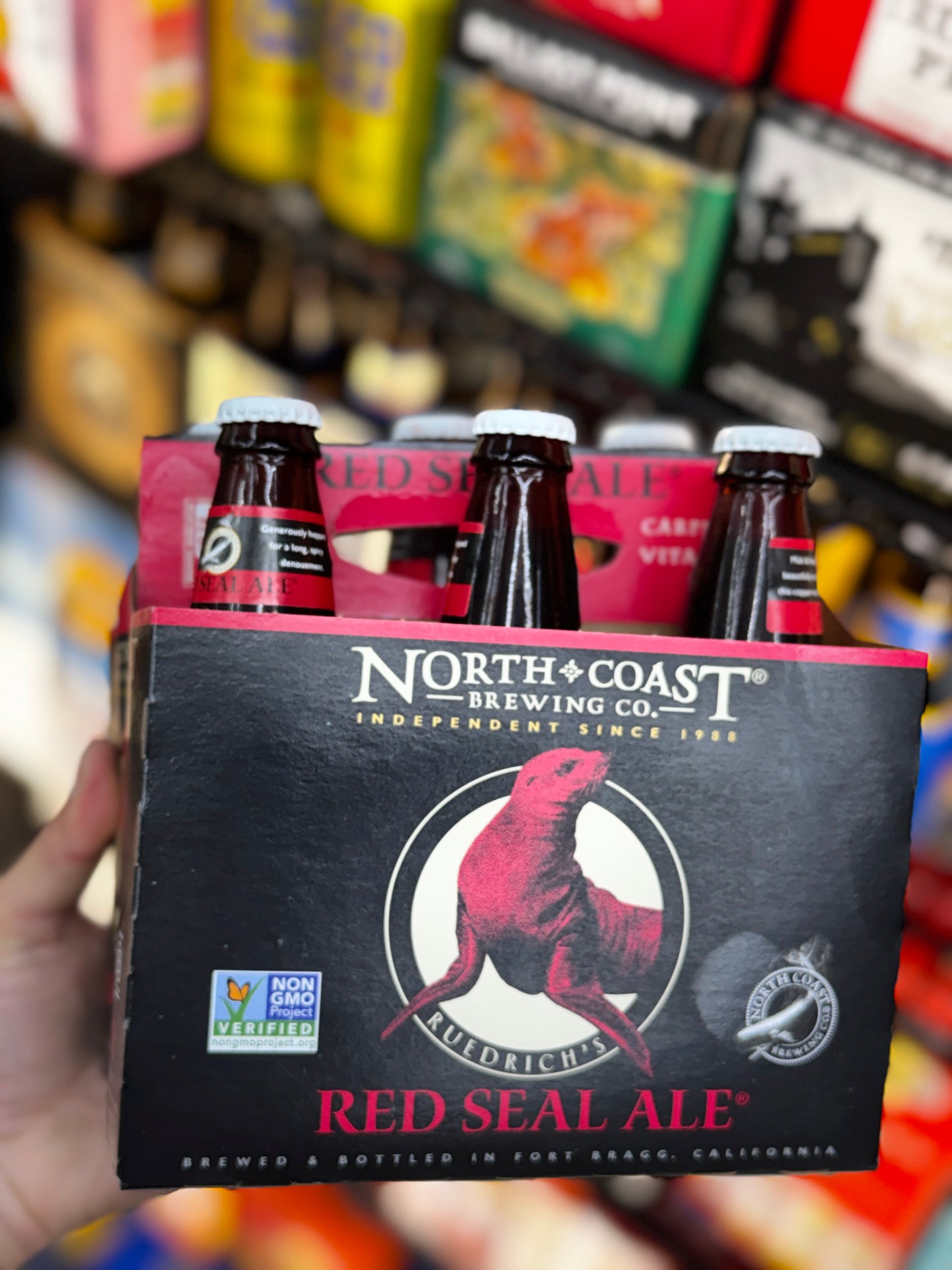 North Coast Red Seal Ale - 6 Pack Bottles