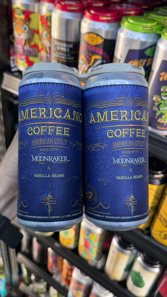 Moonraker Americano Coffee American Stout 16oz Cans (4-Pack)