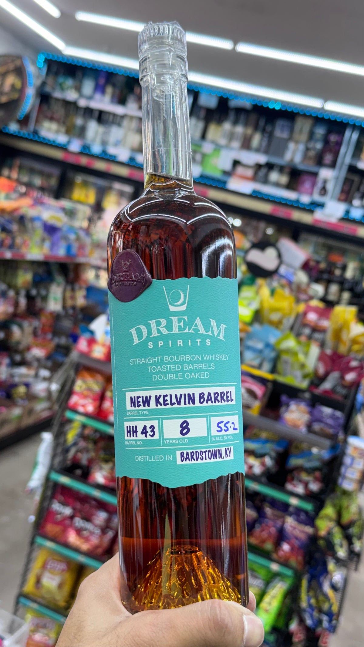 Dream Spirits 8 Year Single Barrel Pick Bourbon – New Kelvin Barrel Finish (916 Whiskey Picks) 750ml