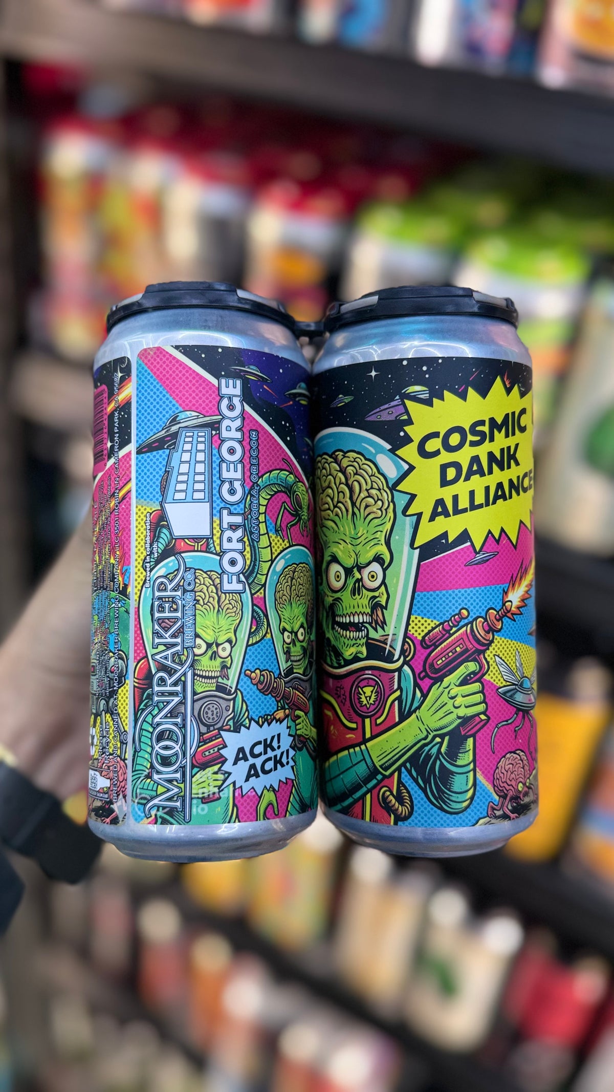 Moonraker x Fort George Cosmic Dank Alliance IPA 16oz Cans (4-Pack)