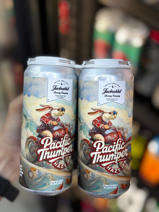 Jackrabbit Pacific Thumper Hazy IPA - 4 Pack Cans