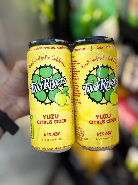 Two Rivers Yuzu Citrus Cider - 4 Pack Cans