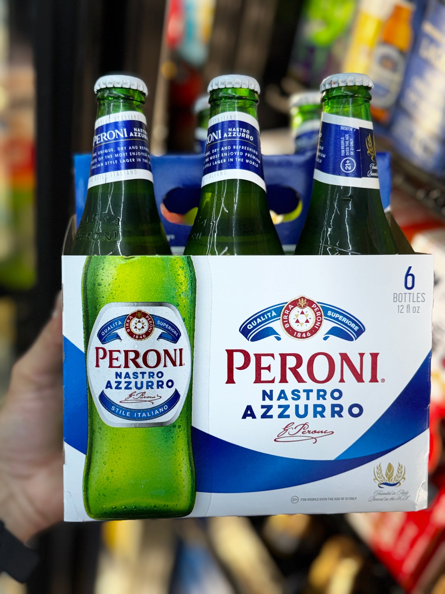 Peroni Nastro Azzurro - 6 Pack Bottles