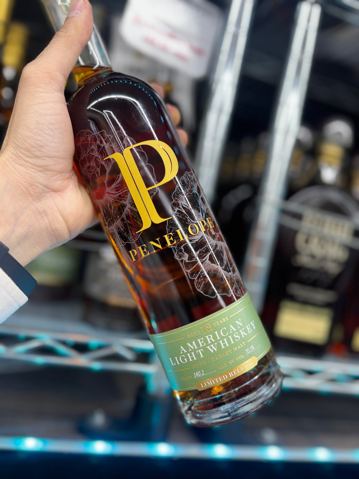 Penelope american light whisky 18 year 750ml