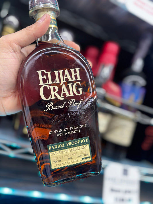 Elijah craig barrel proof rye
