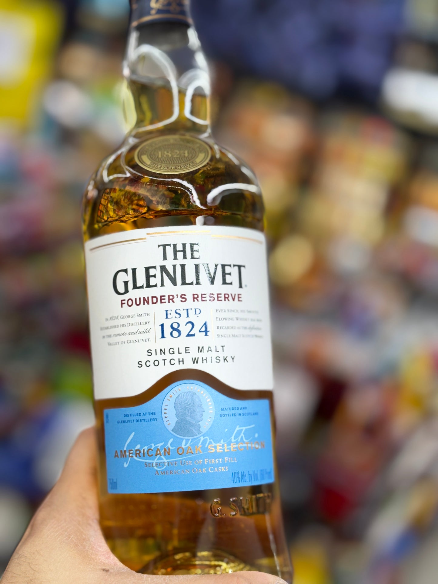 Glenlivet "Founder's Reserve" Speyside Single Malt Scotch Whisky