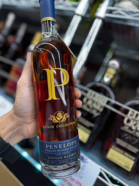 PENELOPE ESTATE COLLECTION 10 YEAR SINGLE BARREL BOURBON 105 PROOF