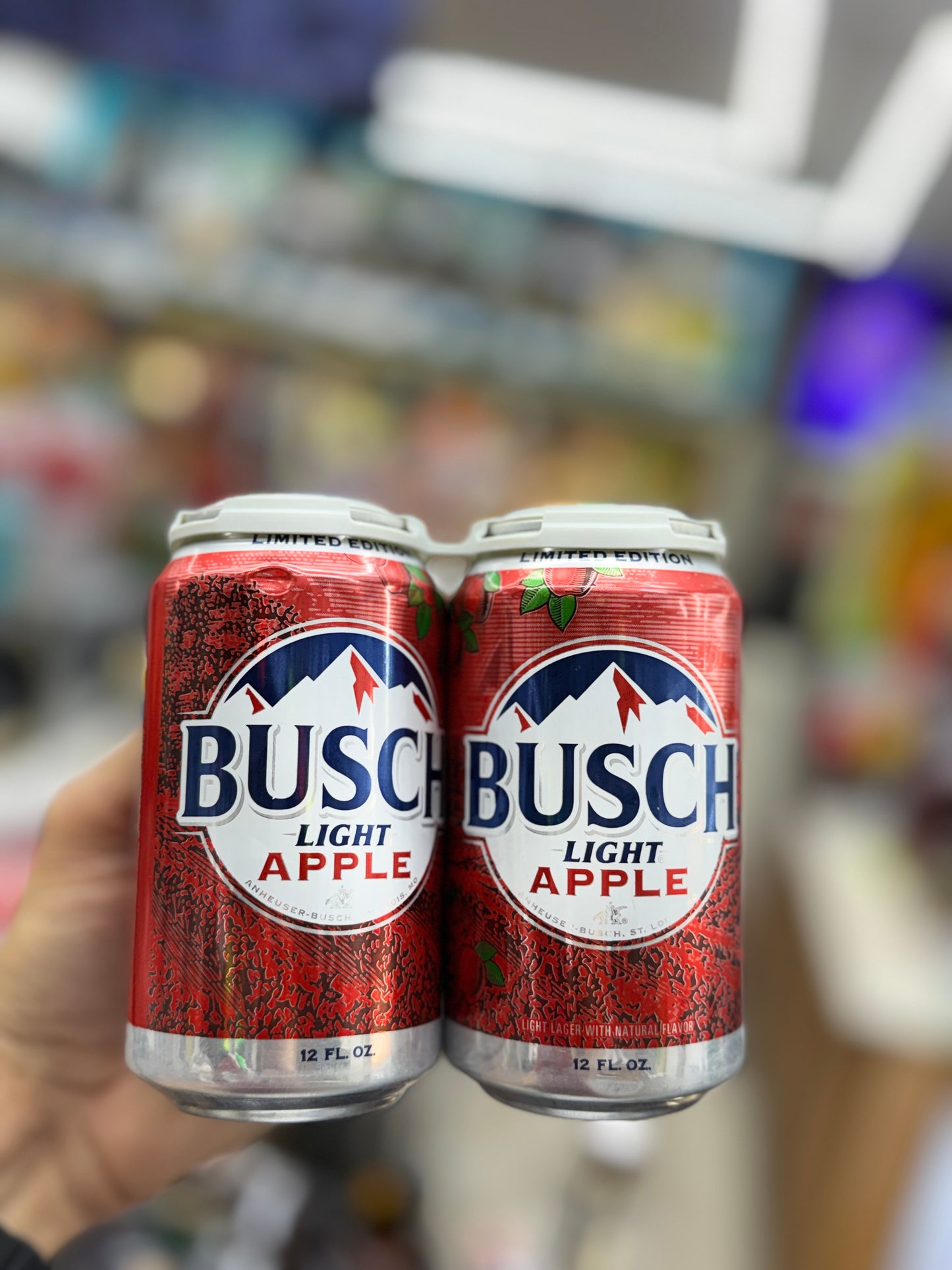 Busch lite apple 4 pack12oz