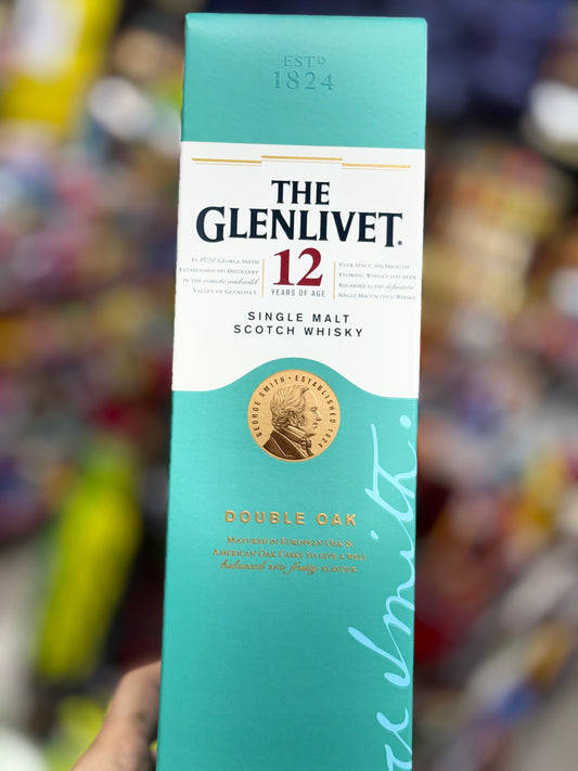 The Glenlivet 12yr Single Malt Scotch Whisky - 750ml Bottle