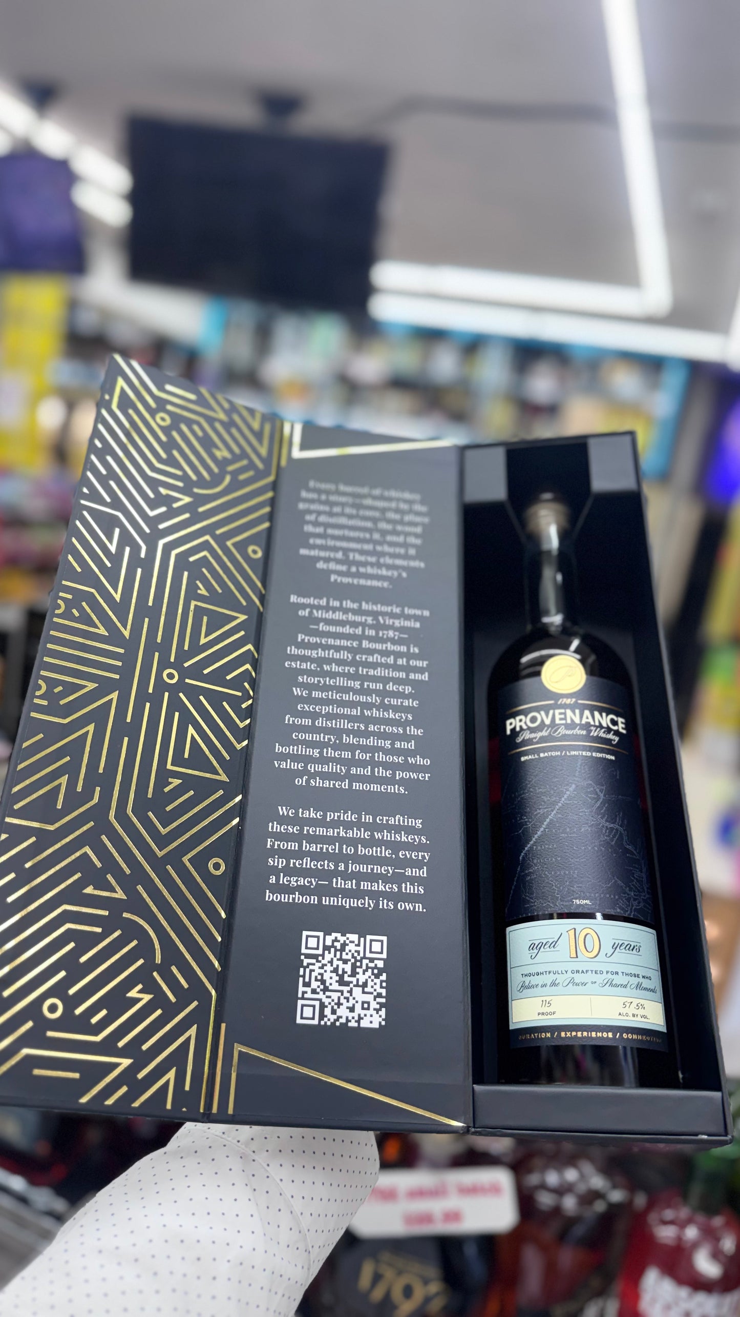 Provenance 10 Year Small Batch Straight Bourbon Whiskey 750ml