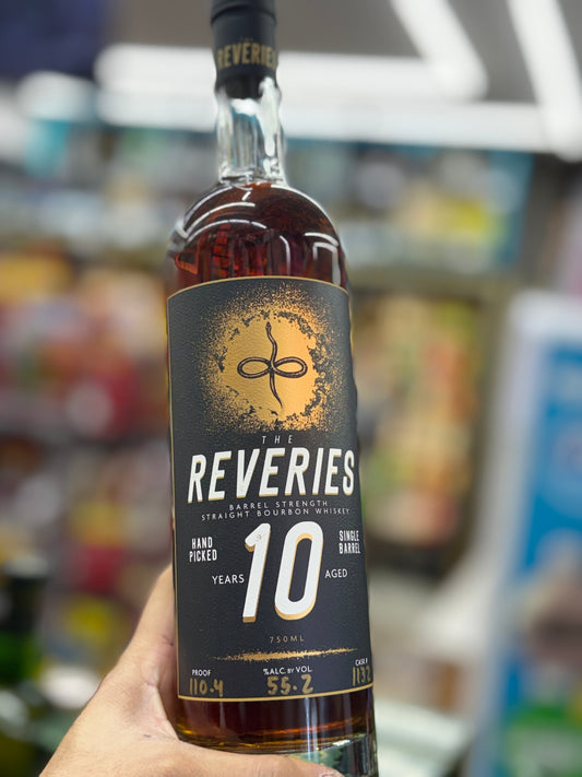 THE REVERIES "Sinister Glee" 10 Year
Single Barrel Bourbon Whiskey