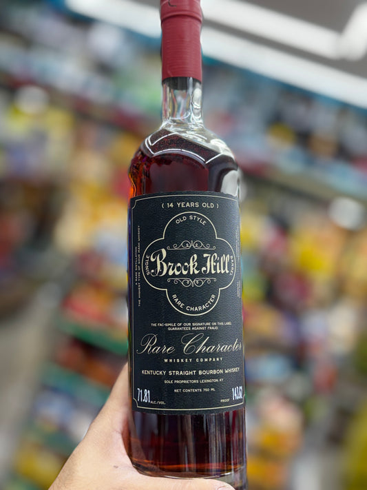 RARE CHARACTER BROOK HILL 'PULLED TOGETHER' 14 YEAR BOURBON 143.62 PROOF