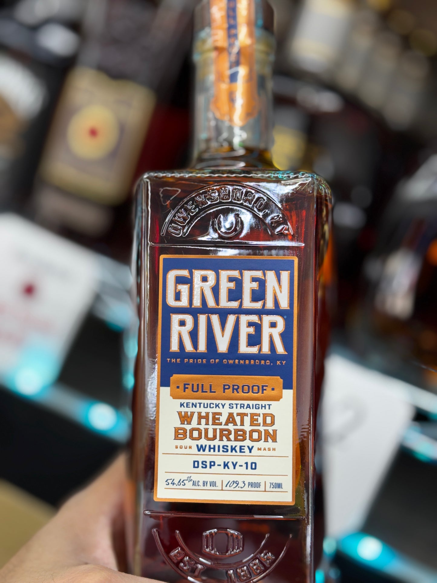 Green River Full Proof Straight Bourbon Whiskey 750ml